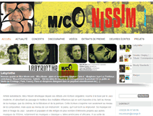 Tablet Screenshot of miconissim.com